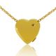 Solid Gold Heart Necklace